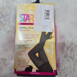 Star Power By SPANX Center Stage Shaping Tights Size A Heathered Navy